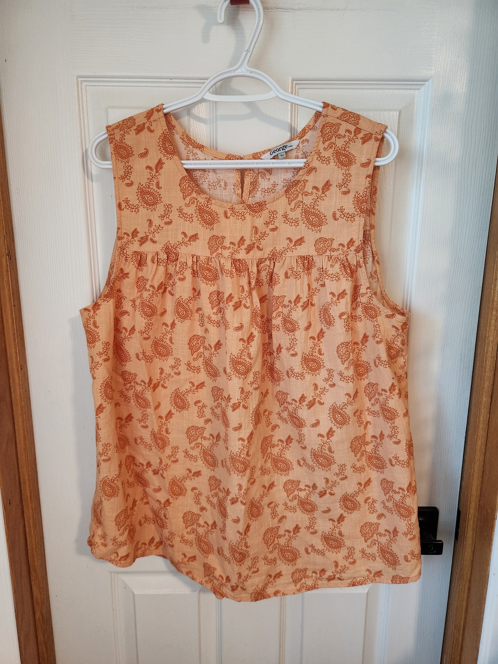 George Peach Floral Sleeveless Camisole